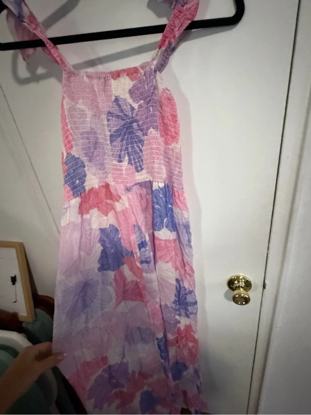 Tiare Hawaii Pink & Purple Floral Women’s Dress one size fits all